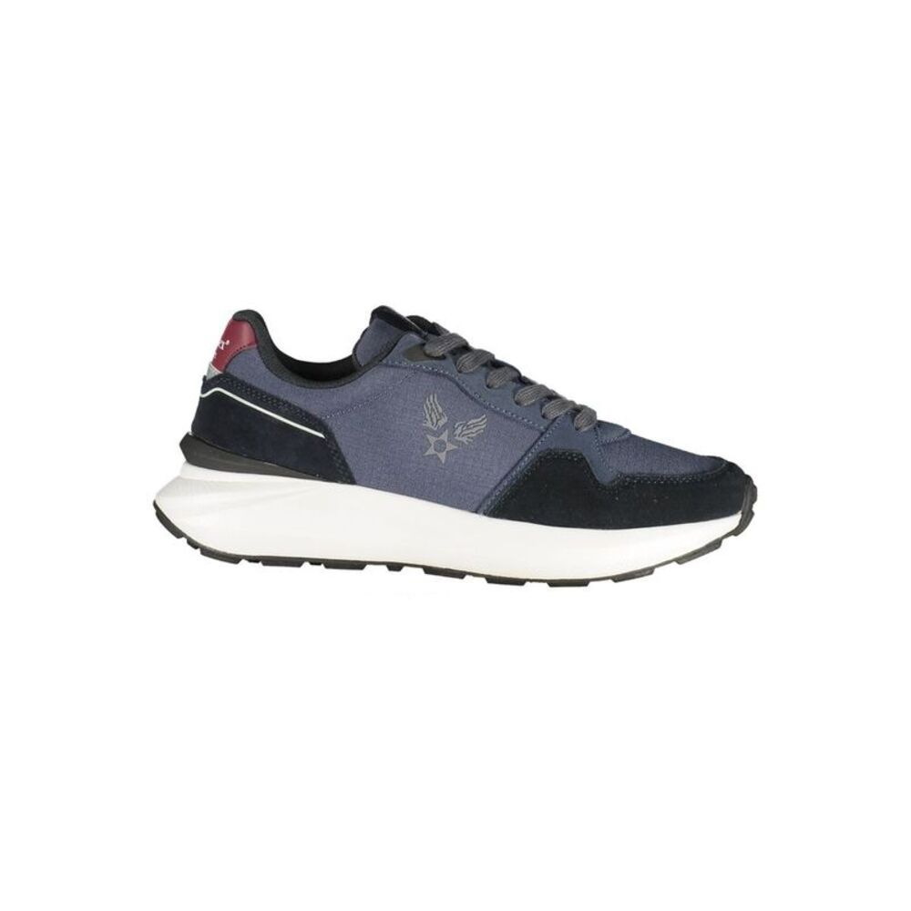 Avirex Blue Polyurethane Men Men's Sneaker